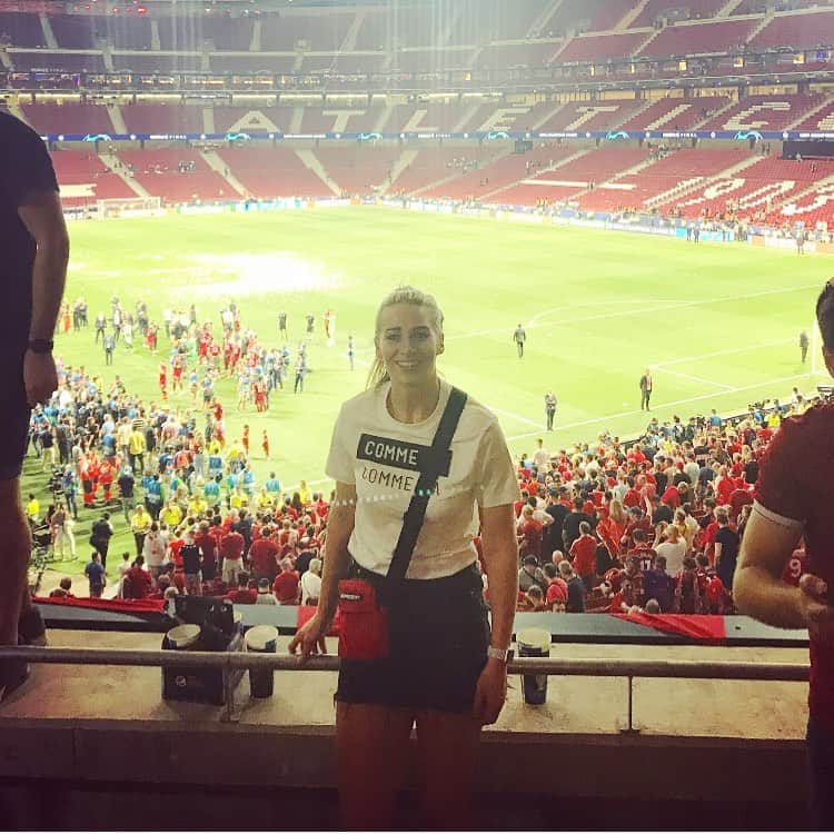 ジェンマ・ボナーのインスタグラム：「A NIGHT TO REMEMBER! 😍😍 #championsleaguefinal」