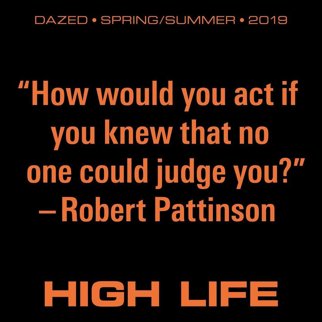 Dazed Magazineさんのインスタグラム写真 - (Dazed MagazineInstagram)「How would you act if you knew that no one could judge you? ⠀⠀ ⠀⠀ This question is at the heart of French auteur #ClaireDenis’ latest film, space odyssey #HighLife. ⠀⠀ ⠀⠀ Tap the link in bio to read her in conversation with star #RobertPattinson for our spring/summer 2019 issue, on the site now 📲⠀⠀ ⠀⠀ Text @jackstuartmills⠀ ⠀ Taken from the spring/summer 2019 #TheMeaningOfCult issue of #Dazed」6月2日 19時58分 - dazed