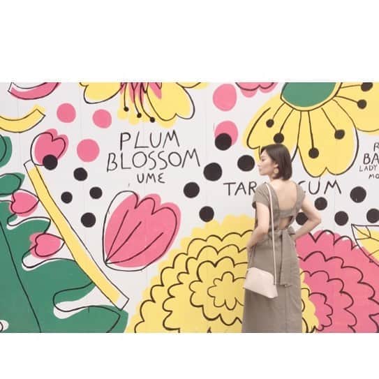 佐藤乃莉さんのインスタグラム写真 - (佐藤乃莉Instagram)「お花💐  #instafashion #instagood #outfit#ワンピース#ワンピースコーデ#flower #cute#お花#pink」6月2日 21時08分 - nori_sato_
