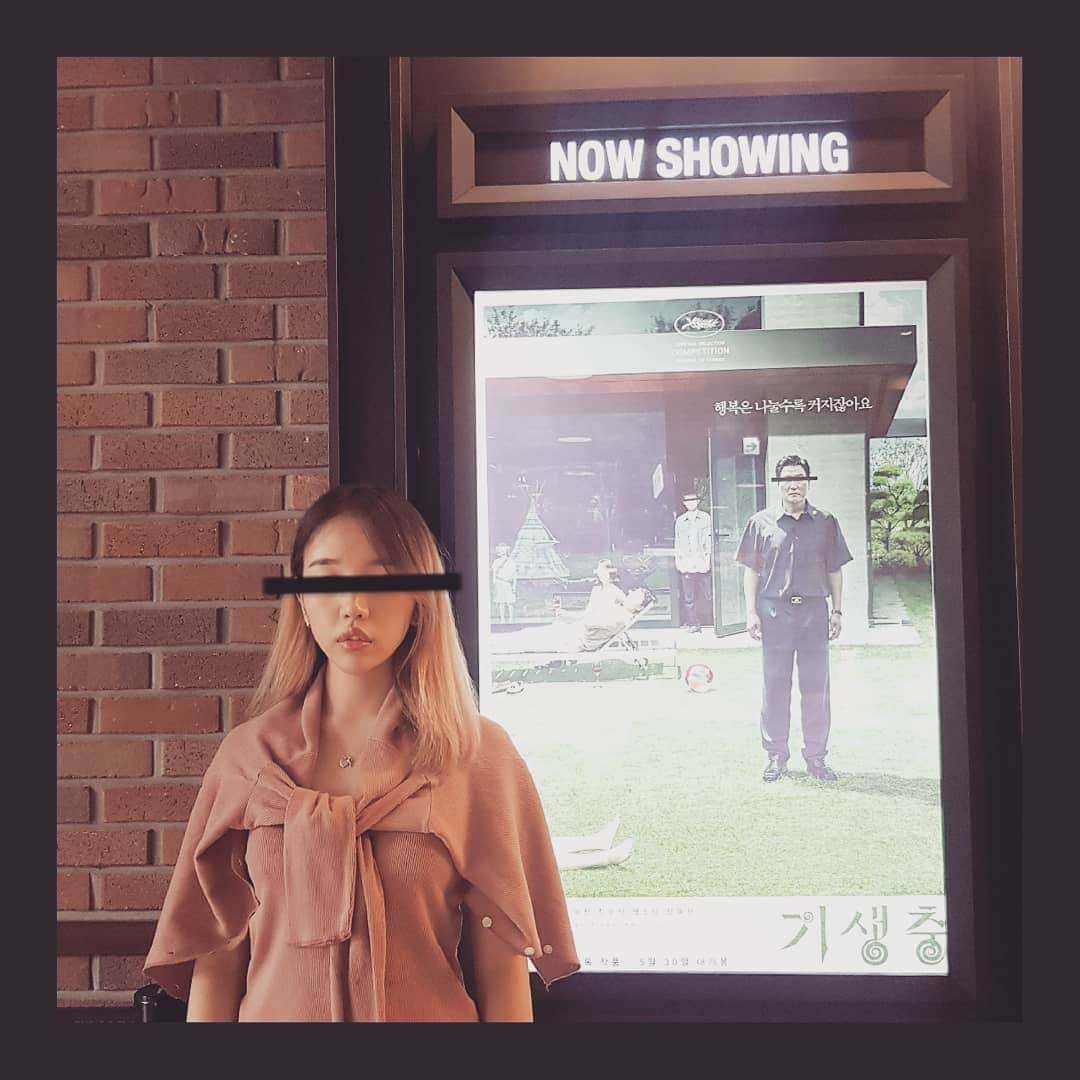 ペク・アヨンのインスタグラム：「#기생충」