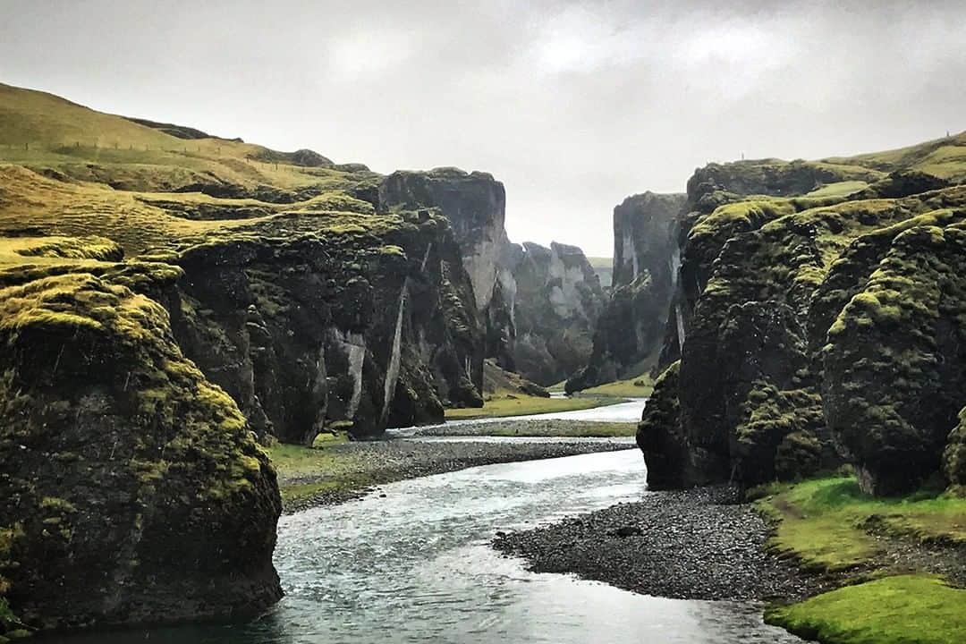 National Geographic Travelさんのインスタグラム写真 - (National Geographic TravelInstagram)「Photo by @mborowick | The Fjaðrárgljúfur canyon was created around 9000 years ago; created by the erosion from glacial water flowing through it. Its walls stand around 100 meters at its highest point. Currently it is closed due to extremely high foot traffic over the last few years, and needs time to recover. From 2010 - 2017 tourism in Iceland has quadrupled. Visitors to the canyon reached an all time high of 282,000 in 2017. Recent reports suggest that it will be reopening for the coming summer months. #Fjaðrárgljúfur #iceland #landscape #canyon #travel」6月2日 22時02分 - natgeotravel