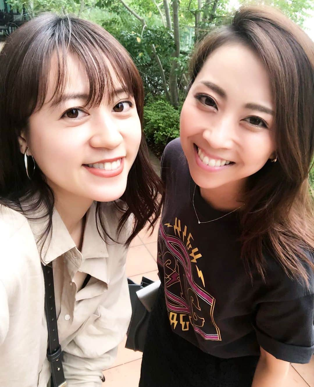 Mai Yamadaさんのインスタグラム写真 - (Mai YamadaInstagram)「関西時代からのお友達でモデルの京極美奈ちゃんと2年ぶりくらいにランチ🍴 相変わらずの可愛さに癒されました☺️❤️ . またゆっくり会おうねん💓 . #lunch#dayoff#holiday#friend#cute#model#selfie #二子玉川ランチ#二子玉川#ランチ#可愛い顔して名字いかつめw#肌がキレイ#見習わねば #MC#山田真以」6月2日 22時33分 - yamadamai_719