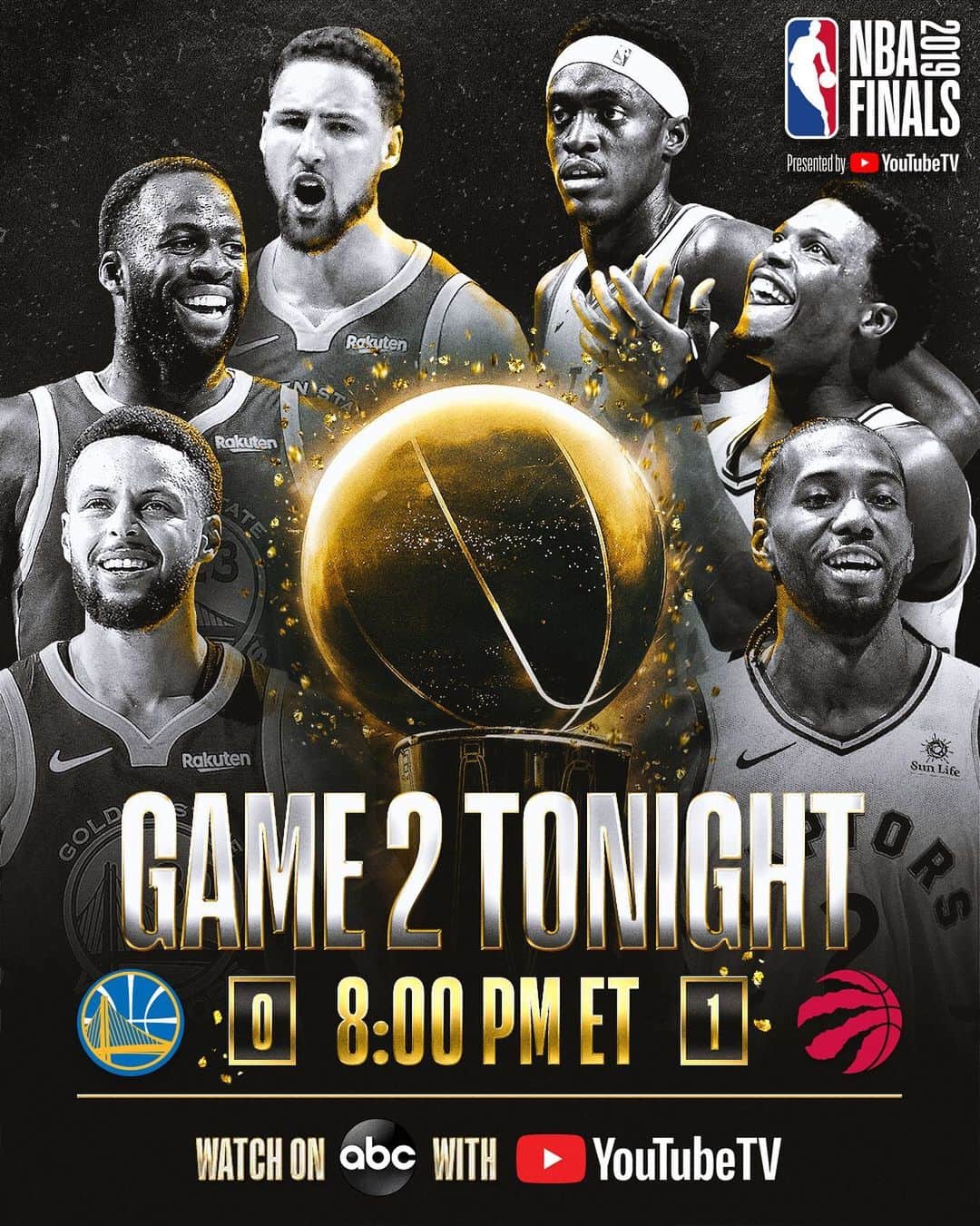 NBAさんのインスタグラム写真 - (NBAInstagram)「GAME DAY... Game 2 of the 2019 #NBAFinals presented by @youtube TV tips 8:00pm/et on ABC & TSN!」6月2日 22時32分 - nba