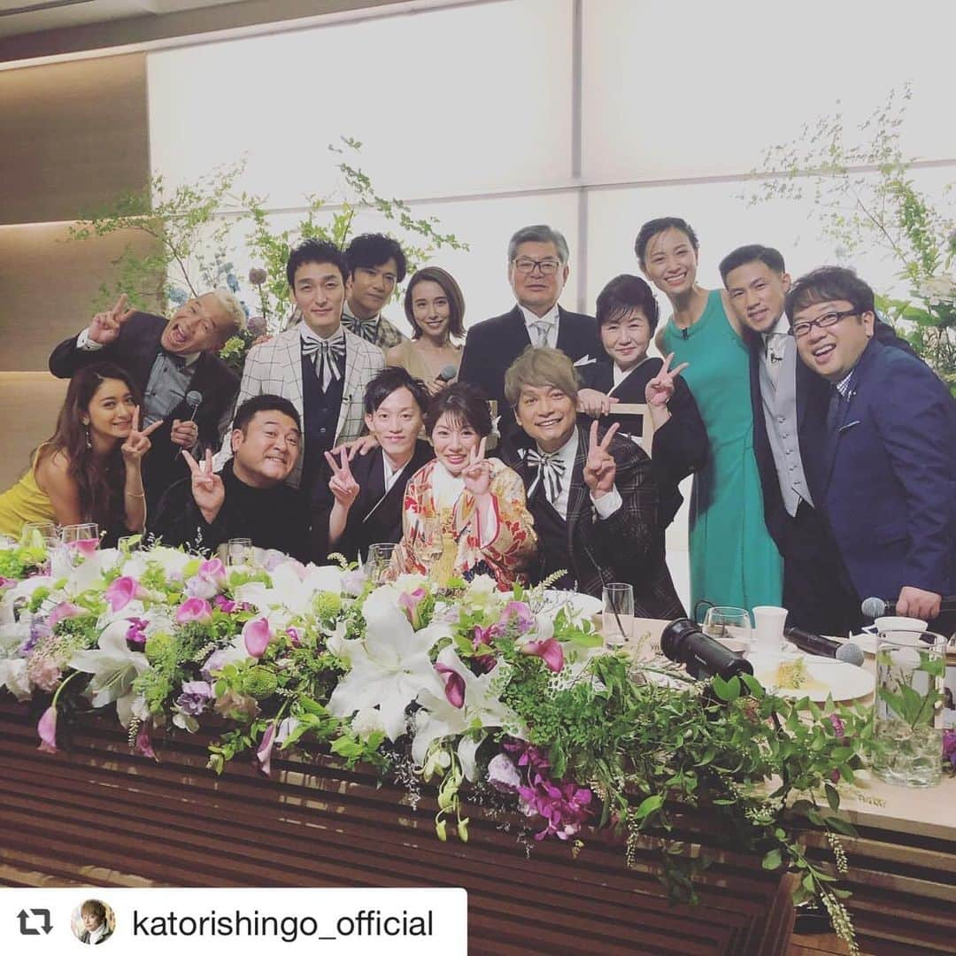 高橋ユウさんのインスタグラム写真 - (高橋ユウInstagram)「なんてステキな番組なんだ… #ななにー 佐々木ご夫妻の結婚式へのハッピーサプライズ企画に 小林麻耶さん吟さんご夫妻のプチ結婚式、 本当に幸せな瞬間に立ち会わせていただき、こちらも大切な思い出になりました😍  皆さま末永くお幸せに♡  #ななにー はまだまだ生配信中📺 #AbemaTV」6月2日 22時41分 - takahashiyu.official