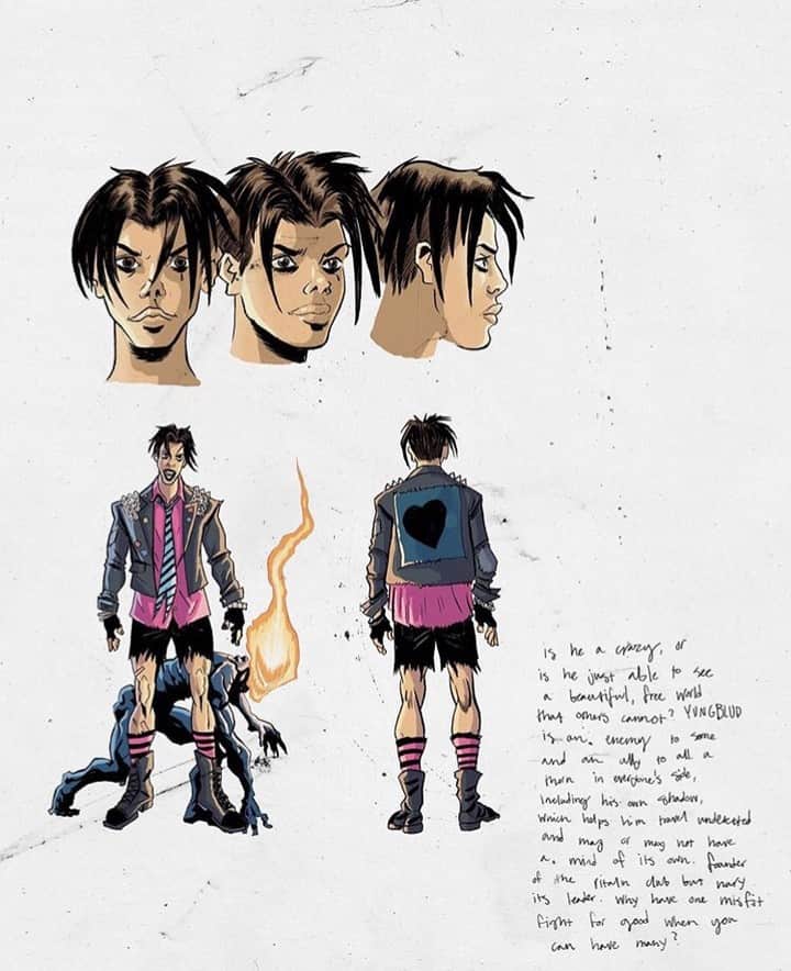 Alternative Pressさんのインスタグラム写真 - (Alternative PressInstagram)「@YUNGBLUD gives us a first look at his forthcoming graphic novel's characters in 'The Ritalin Club' ⠀ LINK IN BIO for all characters⠀ .⠀ .⠀ .⠀ #yungblud #theritalinclub #graphicnovel thetwistedtalesoftheritalinclub #alternative #altpress #ap #iamap #alternativepress」6月2日 23時00分 - altpress