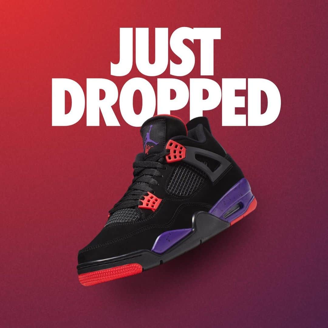 Sneaker Newsさんのインスタグラム写真 - (Sneaker NewsInstagram)「Nike SNKRS just released the Air Jordan 4 “Raptors” with Drake’s signature on the tongue. If you don’t remember the significance behind this detail, tap the link in our bio.」6月2日 23時21分 - sneakernews