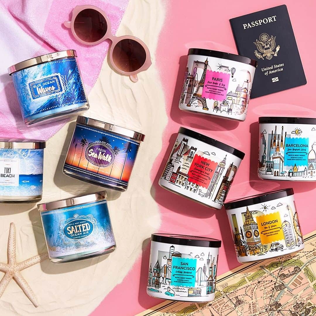 Bath & Body Worksさんのインスタグラム写真 - (Bath & Body WorksInstagram)「What are your ideal Summer vacay plans: Lounge at the beach 🌊 or explore a new city 🌆 Sound off in the comments & tell us where you want to go!」6月3日 0時00分 - bathandbodyworks