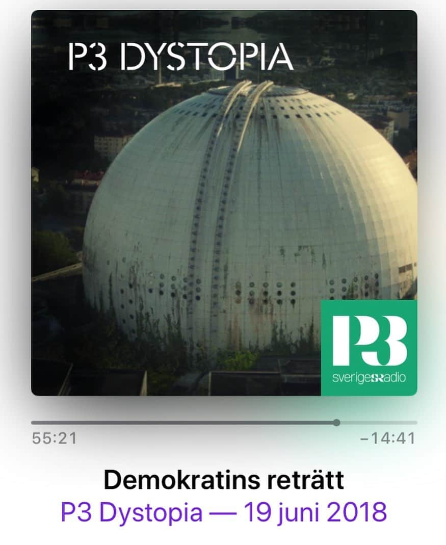 ウルリック・マンターさんのインスタグラム写真 - (ウルリック・マンターInstagram)「ÄLSKAR P3-dystopia. Än så länge bara lyssnat på CRISPR och Demokratins reträtt, men tack vare banarbete (obs, ej barnarbete) har jag 4 timmar kvar till Stockholm.  Tack public service! #p3dystopia」6月3日 1時22分 - ulrikmunther