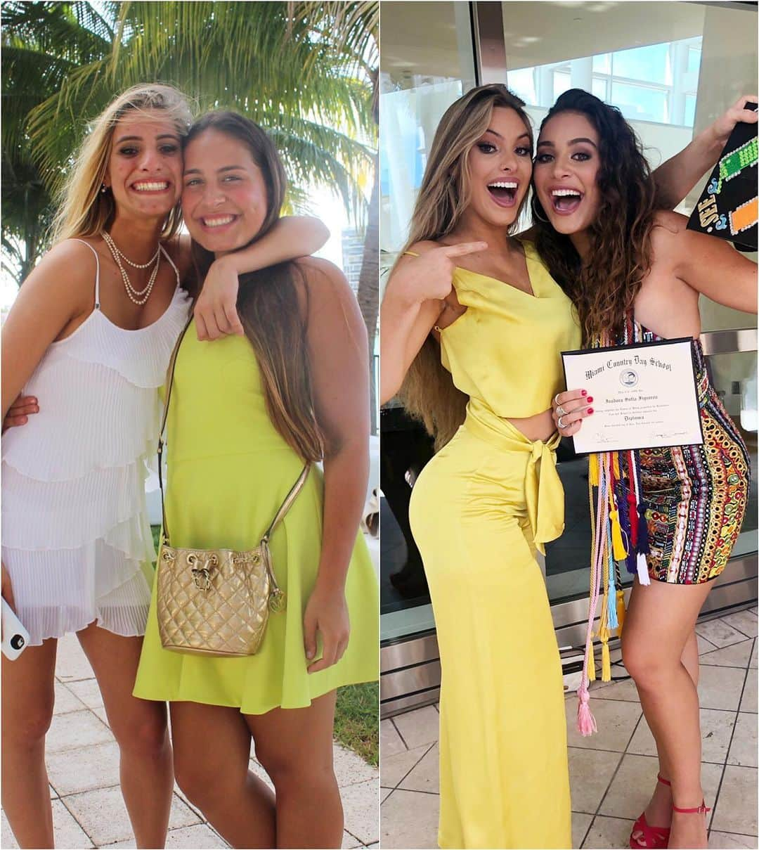 Leleponsさんのインスタグラム写真 - (LeleponsInstagram)「My Graduation vs. My little cousin’s graduation 🎓❤️ (when do you graduate?)」6月3日 4時26分 - lelepons