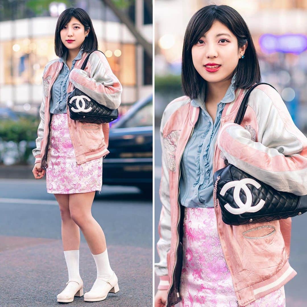 Harajuku Japanさんのインスタグラム写真 - (Harajuku JapanInstagram)「Japanese teens Ayane (@ayane_ide), Uchuuzin (@uchuu2in), Cheri (@cherimi_o), Riripon (@riripon0102), Tipachan (@tipachandayo), Nana (@kyaramerunnana), and Suzune (@oyasumi0220) on the street in Harajuku wearing kawaii pastel street styles sourced mostly from Tokyo vintage and resale shops along with handmade items. Ayane and Suzune (the girl on far left and far right) are twins!」6月3日 4時39分 - tokyofashion