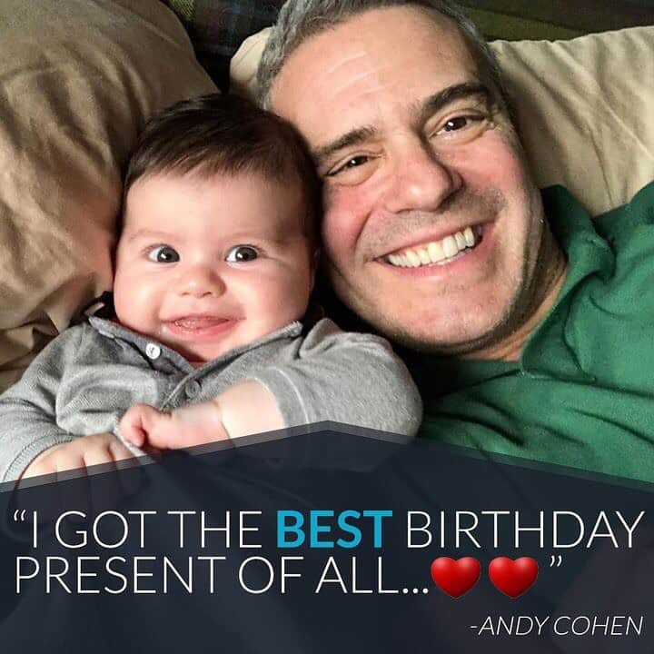 E! Onlineさんのインスタグラム写真 - (E! OnlineInstagram)「The mazel of the day goes to Andy Cohen as he celebrates his first birthday as a father. ❤️(📷: @bravoandy)」6月3日 6時01分 - enews