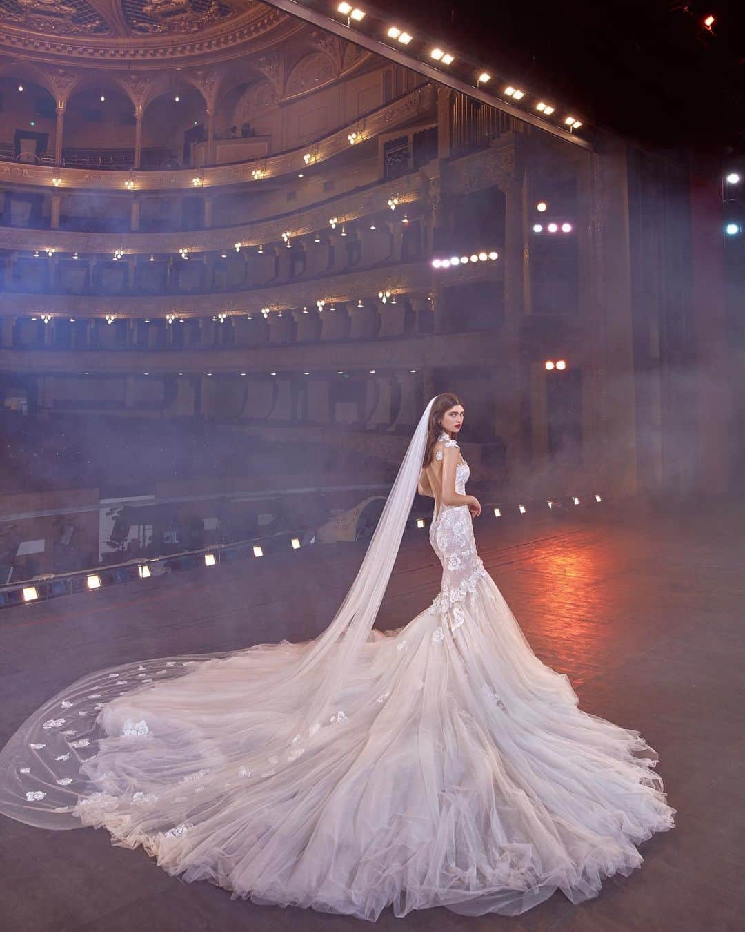 Galia Lahavさんのインスタグラム写真 - (Galia LahavInstagram)「And then she takes the spot light | Be a rising star on your wedding day with a jaw dropping #Michelle gown #GLCouture」6月3日 6時16分 - galialahav