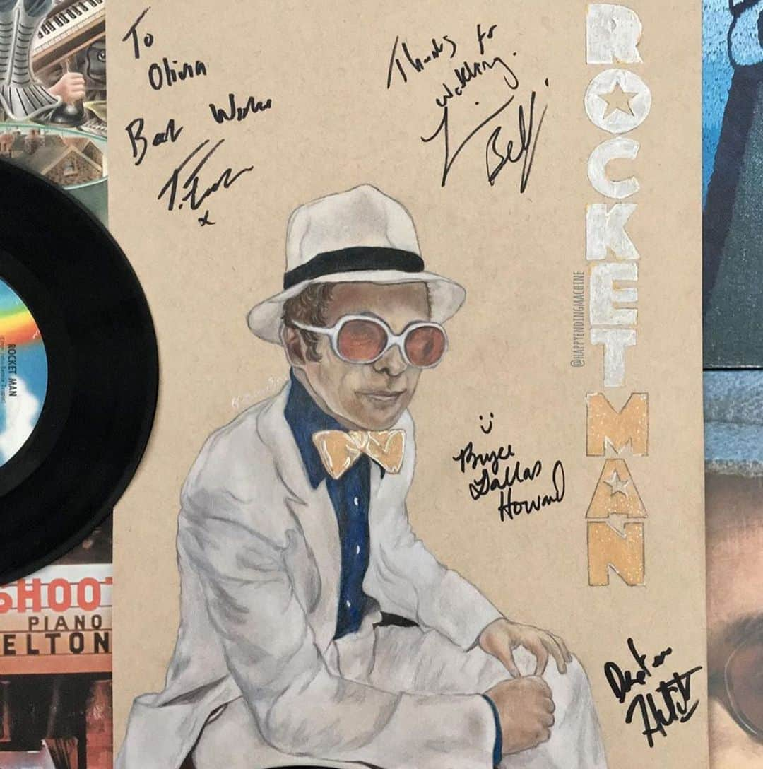 ブライス・ダラス・ハワードさんのインスタグラム写真 - (ブライス・ダラス・ハワードInstagram)「This week was beyond memorable ✨ We premiered @rocketmanmovie in NYC and partied at Tavern on the Green, followed by an extraordinary last night in the city of angels, doing our final round of press. @taron.egerton , you’re absolutely brilliant and have one of the biggest hearts I’ve ever encountered ❤️ Elton’s journey is breathtaking and you have honored him by pouring your heart and soul into every single note! Thank you to everyone in the cast and crew for your friendship and wildly impressive talents - and to our AWESOME director @dexfletch, what an absolute blast it was to work with all of you. @bernietaupinofficial, you are a gem and an icon. @davidfurnish, your perseverance and passion for this project is the only reason we are here! And of course, @eltonjohn, the inspiration and heart of this extraordinary film. Thank you so much for sharing your story with us, unvarnished, raw and beautiful. Rocketman is officially in theaters -- hop on board and take flight with us 😊🚀 (Fan Art: @happyendingmachine - 16 years old and a legit Elton John fan, the future is bright!’)」6月3日 6時24分 - brycedhoward