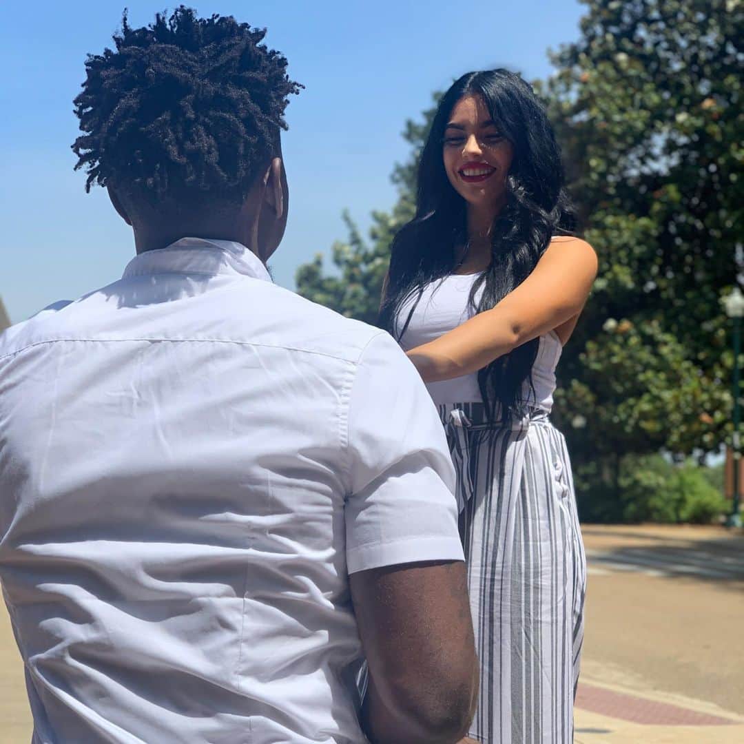 ラクォン・トレッドウェルのインスタグラム：「All Glory to God for placing this amazing woman in my life 4 years ago. First time we met at The Walk of Champions I knew I found my partner for life. Thank you for being my everything and I look forward to the many memories we will create together. May love, peace, prosperity, kindness and forgiveness cover our marriage. I love you forever ever..」