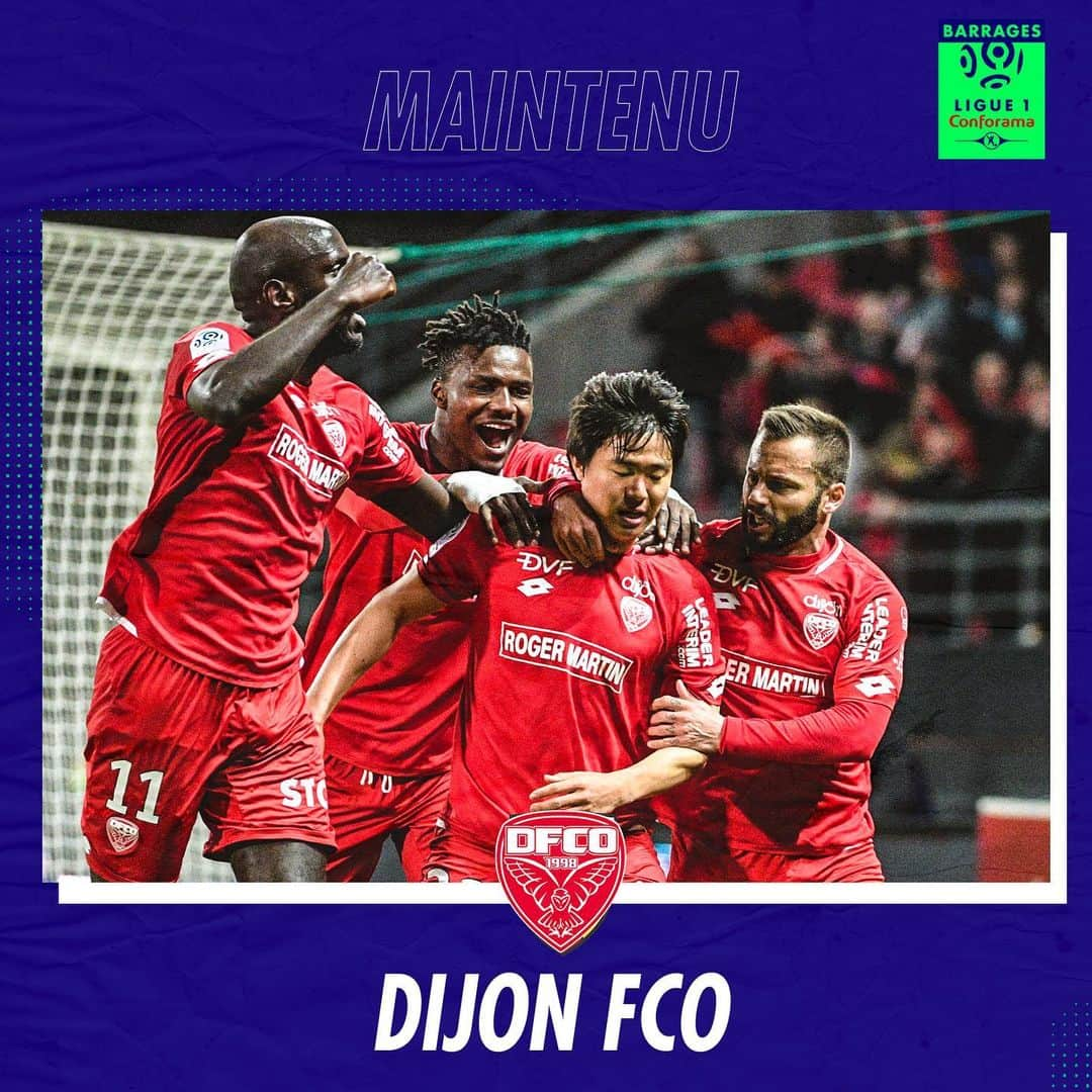 リーグ・アンさんのインスタグラム写真 - (リーグ・アンInstagram)「🔝 Vainqueur du @rclens en Barrages, le @dfco_officiel jouera en @Ligue1Conforama la saison prochaine ! 👏 . #Dijon #DFCO #Ligue1Conforama #BarragesLigue1Conforama」6月3日 7時23分 - ligue1ubereats