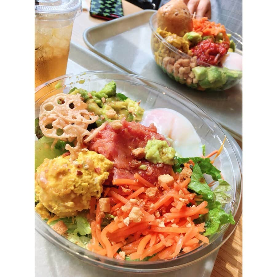 吉川茉優さんのインスタグラム写真 - (吉川茉優Instagram)「lunch~~~😋mayu.♡ ＊ ＊ ＊ #渋谷 #渋谷カフェ #渋谷ランチ #rethinkcafe #カフェ巡り #サラダ #サラダボウル #野菜 #ネギトロ #お腹いっぱいになる #美味しい #sibuya #lunch #salad #healthyfood #vegetables #nuts #instalike #instagood #instafood」6月3日 13時32分 - mayu_yoshikawa_uug2ki