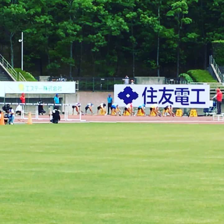 高山峻野のインスタグラム：「布勢スプリント (+1.9)13秒36 ご声援ありがとうございました！  #110mh」