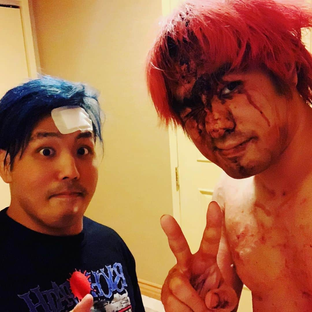 木高イサミさんのインスタグラム写真 - (木高イサミInstagram)「#お疲れ様でした #GCW #木高イサミ #佐久田俊之」6月3日 8時44分 - isami_777