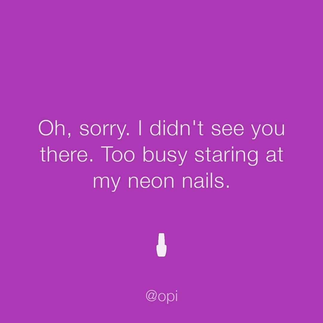 OPIさんのインスタグラム写真 - (OPIInstagram)「What #OPINeons shade are you wearing?! ⠀⠀ ⠀⠀ #NeonNails #manicure #summernails #Nailpolish #nailpolishlover #nailsaddict」6月3日 9時01分 - opi