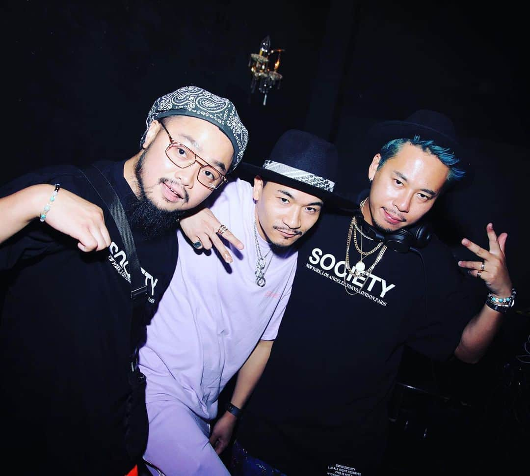 DJ HALさんのインスタグラム写真 - (DJ HALInstagram)「Last Saturday Night @clubharlem 「Triangle 」 with @djselect_jpn & @dj_kekke  @__the_society__  Photo By @sho__hayakawa 📸 #thesociety #お姉みたい笑」6月3日 21時21分 - djhal