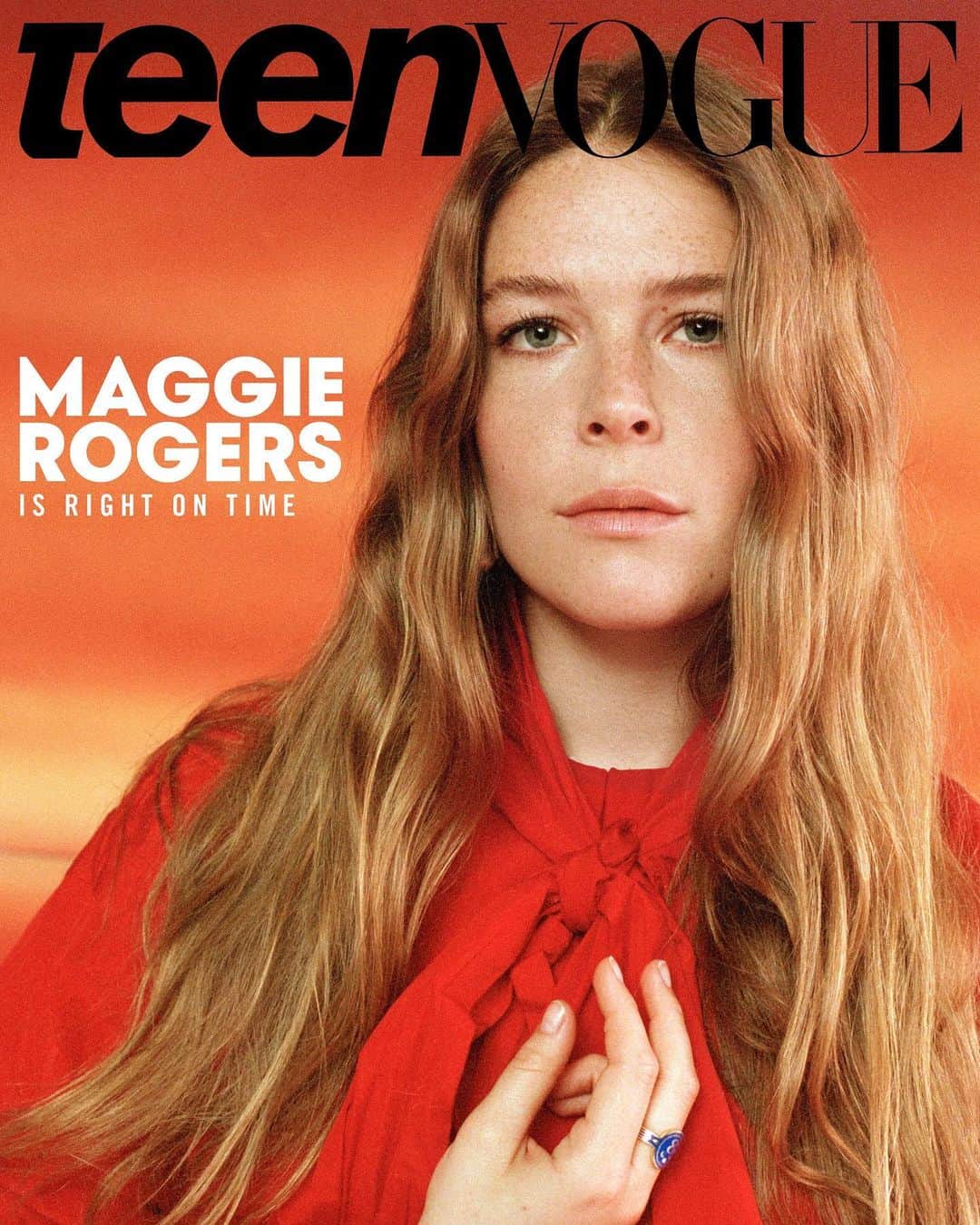 Teen Vogueさんのインスタグラム写真 - (Teen VogueInstagram)「Singer-songwriter @MaggieRogers's rise to stardom is right on time: “This is why I'm on this earth, to do this thing. . . . I feel an incredibly strong sense of purpose.” 💫 Read Teen Vogue's two June cover stories at the link in bio. 📸: @peterashlee ✍️: @claire_ifying Stylist: @jaimekaywaxman Hair: @edwardlampley Makeup: @laurastiassni」6月3日 21時39分 - teenvogue