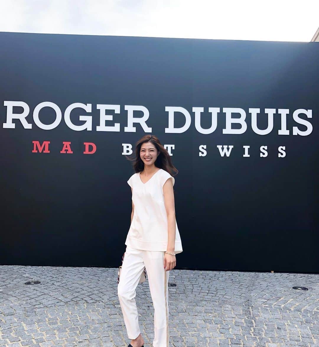湯浅喬子のインスタグラム：「ROGERDUBUIS ⌚️ 、 #rogerdubuis#day#off#ootd#white」