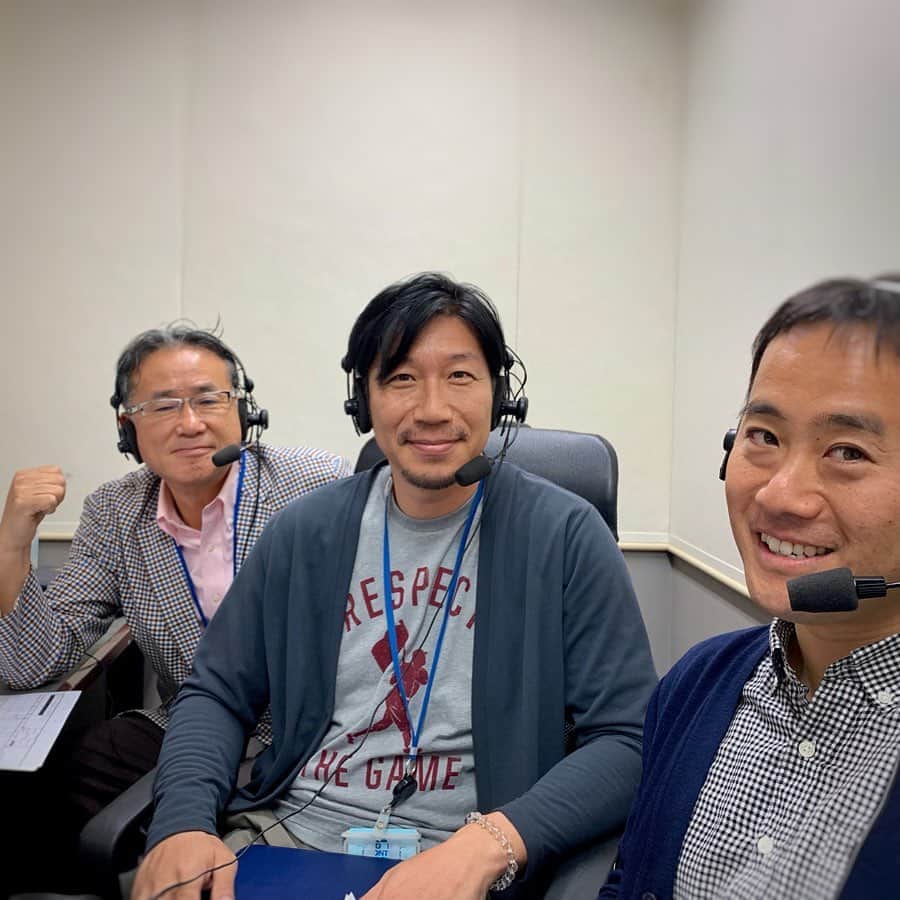 のインスタグラム：「⚾️ 8:00am～JSPORTSにて実況:熊谷龍一さんと解説:蛭間豊章さんと一緒に解説🎙 ・ ヤンキース対レッドソックスのライバル同士の対戦。 ・ CC Sabathia 250勝ならず… ・ #jsports #MLB #MajorLeagueBaseball #メジャーリーグ @mlb @mlbjapan #newyorkyankees @yankees #NYY #bostonredsox @redsox #BOS #解説 #多村仁志 #commentator #HitoshiTamura」