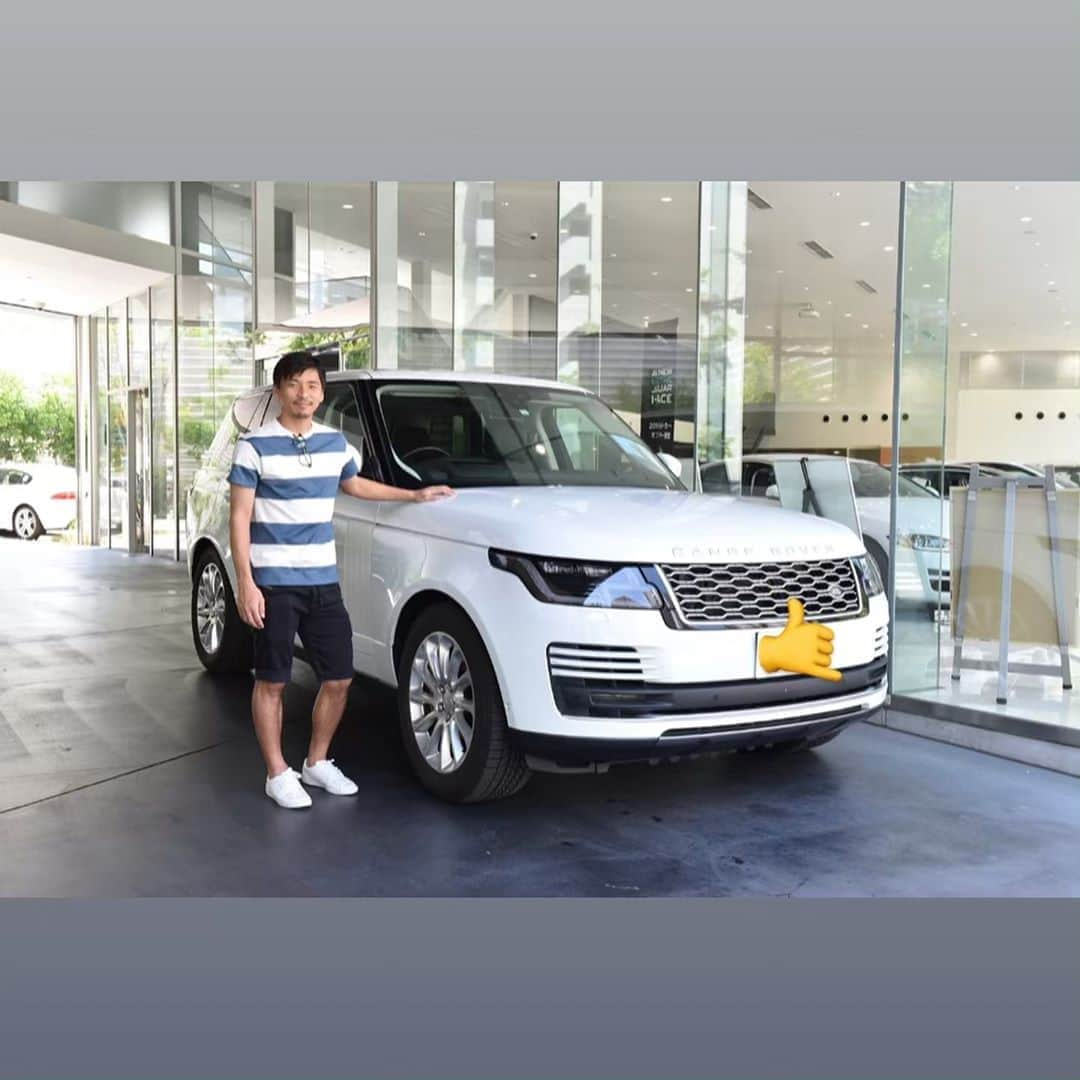 乾貴士さんのインスタグラム写真 - (乾貴士Instagram)「今年は、スペインでも乗っている「RANGE ROVER」でシーズンOFF楽しみます！ むっちゃカッコいいわぁ😆✨ #RandROVER  #ランドローバー #レンジローバー  #RengeROVER #ランドローバーなにわ #八光自動車 #八光エルアール」6月3日 14時16分 - takashi.08