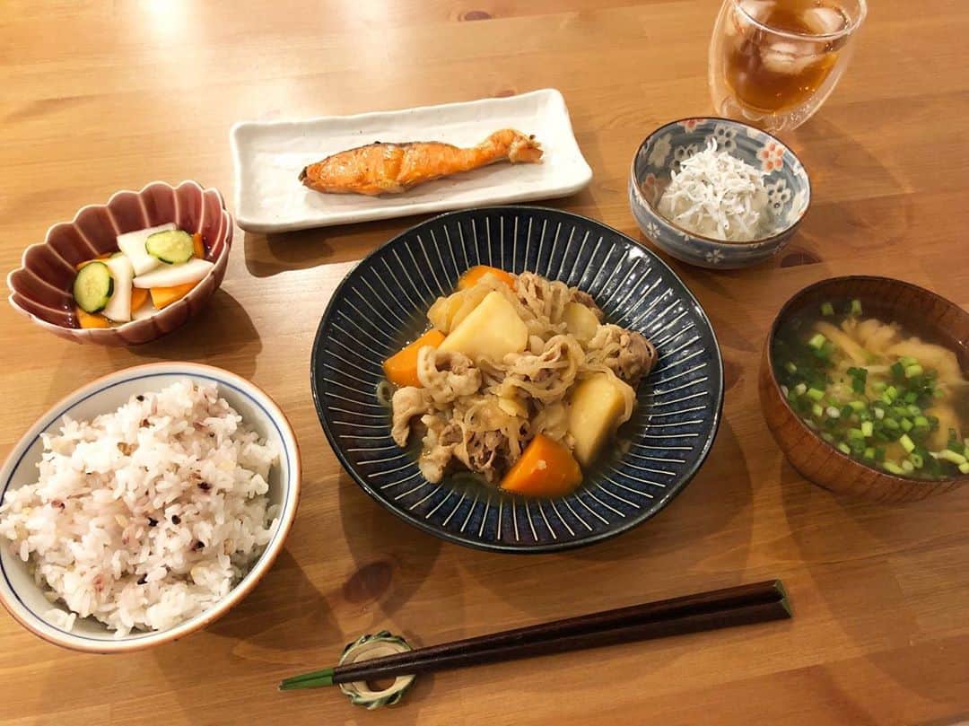 大浦育子さんのインスタグラム写真 - (大浦育子Instagram)「ある日の食卓😋 . . #夜ご飯#和食#育ごはん」6月3日 15時16分 - ikuko_oura