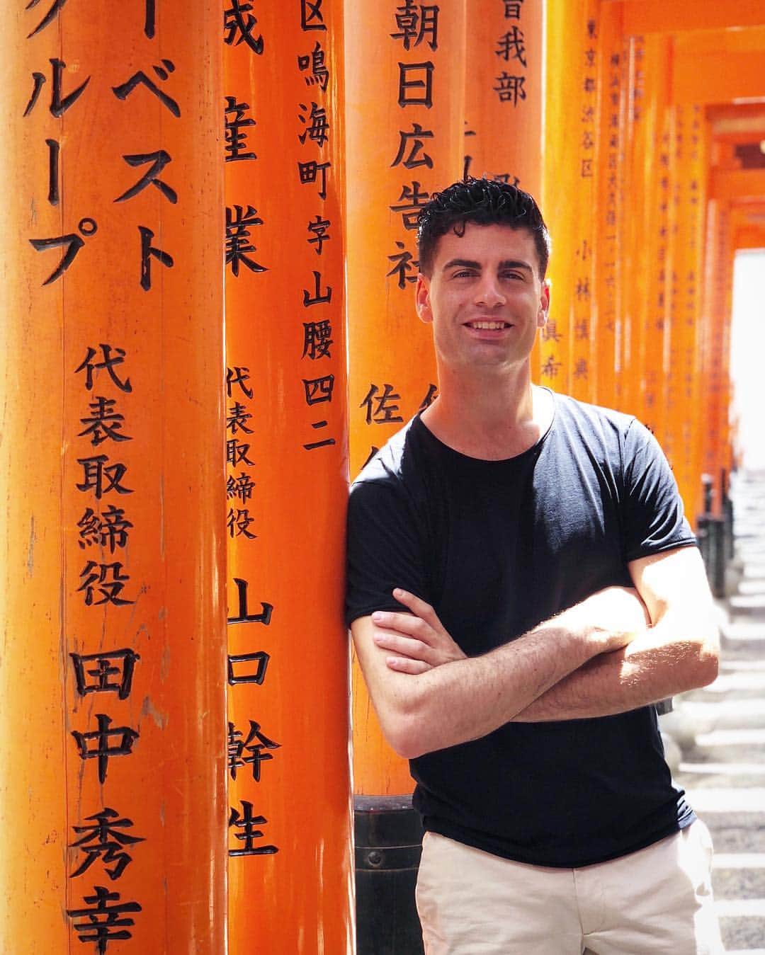 ハビエル・ラジャのインスタグラム：「⛩ Meanwhile in Kyoto」
