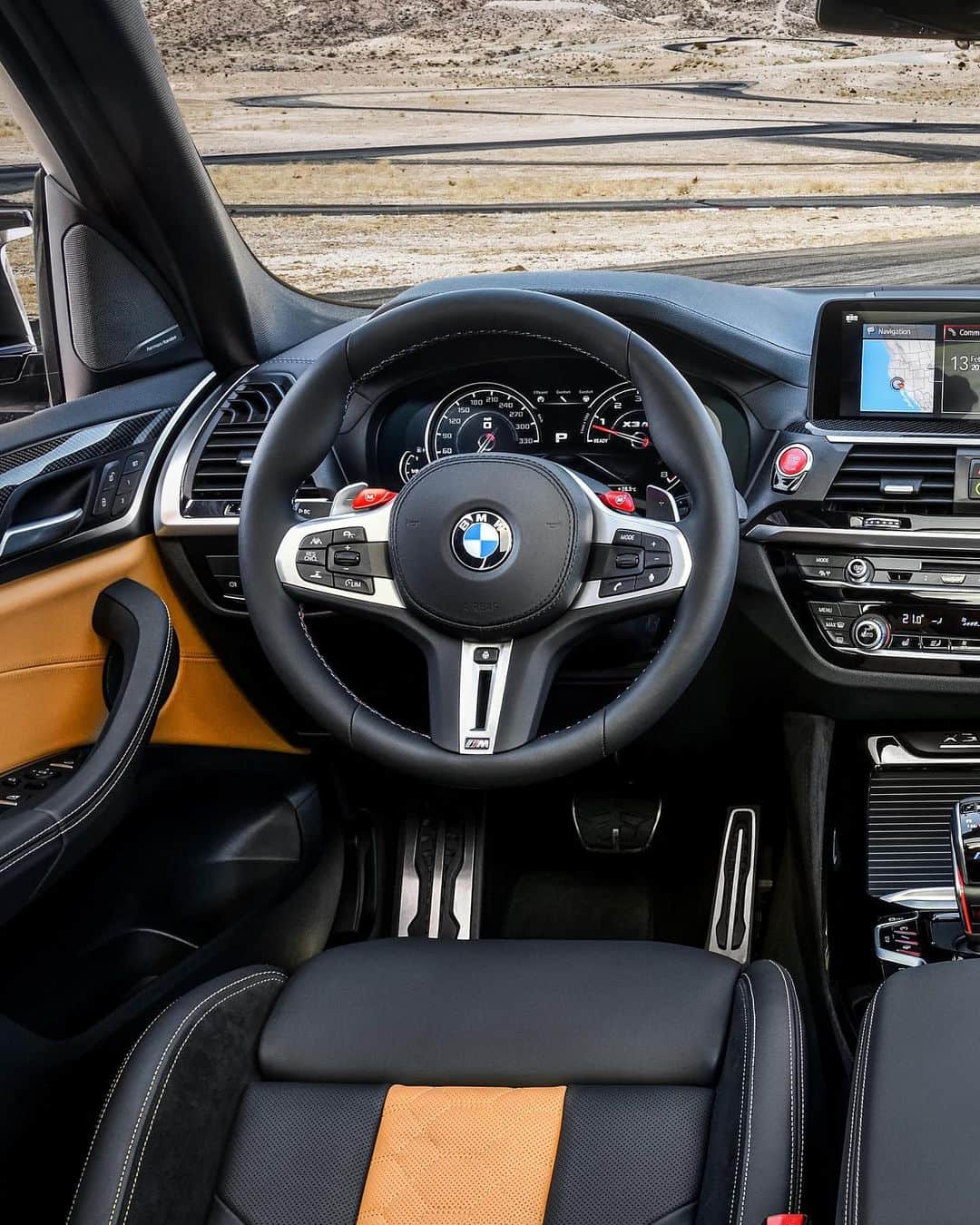 BMWのインスタグラム：「Which seat would you choose? The first-ever BMW X3 M. #BMW #X3M __ BMW X3 M: Fuel consumption in l/100 km (combined): 10.5. CO2 emissions in g/km (combined): 239. The values of fuel consumptions, CO2 emissions and energy consumptions shown were determined according to the European Regulation (EC) 715/2007 in the version applicable at the time of type approval. The figures refer to a vehicle with basic configuration in Germany and the range shown considers optional equipment and the different size of wheels and tires available on the selected model. The values of the vehicles are already based on the new WLTP regulation and are translated back into NEDC-equivalent values in order to ensure the comparison between the vehicles. [With respect to these vehicles, for vehicle related taxes or other duties based (at least inter alia) on CO2-emissions the CO2 values may differ to the values stated here.] The CO2 efficiency specifications are determined according to Directive 1999/94/EC and the European Regulation in its current version applicable. The values shown are based on the fuel consumption, CO2 values and energy consumptions according to the NEDC cycle for the classification. For further information about the official fuel consumption and the specific CO2 emission of new passenger cars can be taken out of the „handbook of fuel consumption, the CO2 emission and power consumption of new passenger cars“, which is available at all selling points and at https://www.dat.de/angebote/verlagsprodukte/leitfaden-kraftstoffverbrauch.html.」