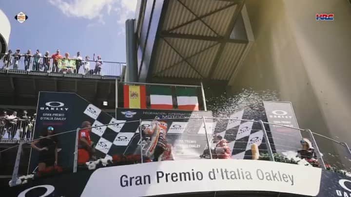 レプソル・ホンダのインスタグラム：「Tension. An electric atmosphere and an explosive race made the Gran Premio d'Italia @Oakley a race for the ages. ⠀⠀⠀⠀⠀⠀⠀⠀⠀ Here's what happened inside the Repsol Honda Team garage at the #ItalianGP ⠀⠀⠀⠀⠀⠀⠀⠀⠀ #25RepsolHonda #Repsol #MotoGP #Honda #Racing #RepsolHonda #HRC #RC213V #MM93 #MarcMarquez #MM93🐜 #JL99 #JorgeLorenzo #JL99😈 #ThePowerOfDreams #Motorcycle #Italy #Qualifying #PolePosition #Pole #Battle #RaceOfTheYear #Mugello」