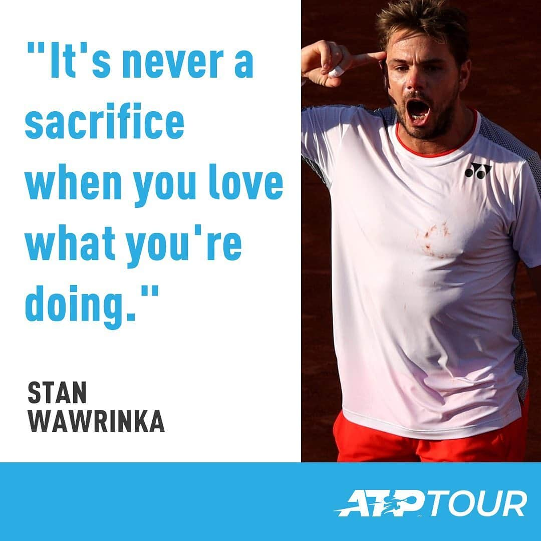 ATP World Tourさんのインスタグラム写真 - (ATP World TourInstagram)「#MondayMotivation」6月3日 19時08分 - atptour