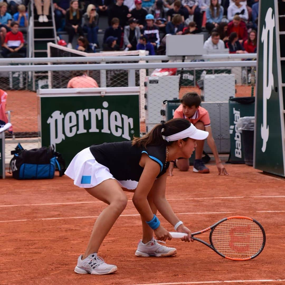 加藤未唯さんのインスタグラム写真 - (加藤未唯Instagram)「One of the best tournament🇫🇷❤ #rolandgarros #french」6月3日 19時48分 - miyukato1121