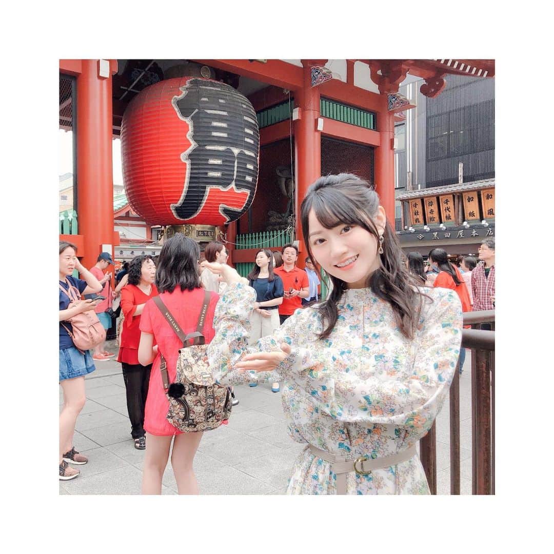 小倉唯さんのインスタグラム写真 - (小倉唯Instagram)「雷門⚡️😎 #Japan #asakusa #kaminarimon  #浅草 #雷門 #⚡️」6月3日 20時36分 - yui_ogura_official