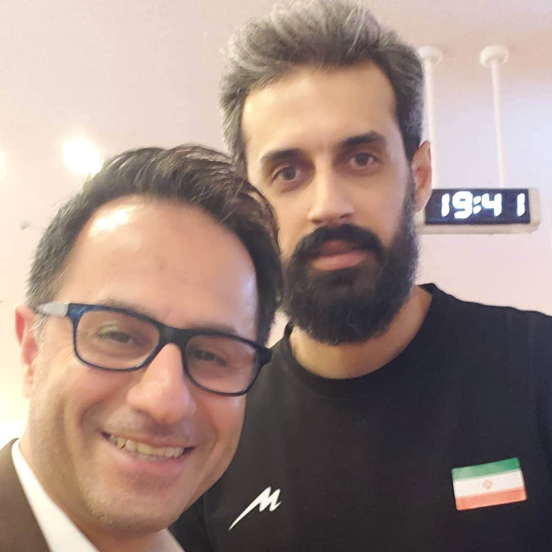 インゴのインスタグラム：「IRAN volleyball national team just arrived Tokyo.😄✌ I went HANEDA airport to see them. Sunday is game between Japan and IRAN. Lucky see all of them. I think i appear sports news in IRAN tonight. 👍😄😍😍😍😍」