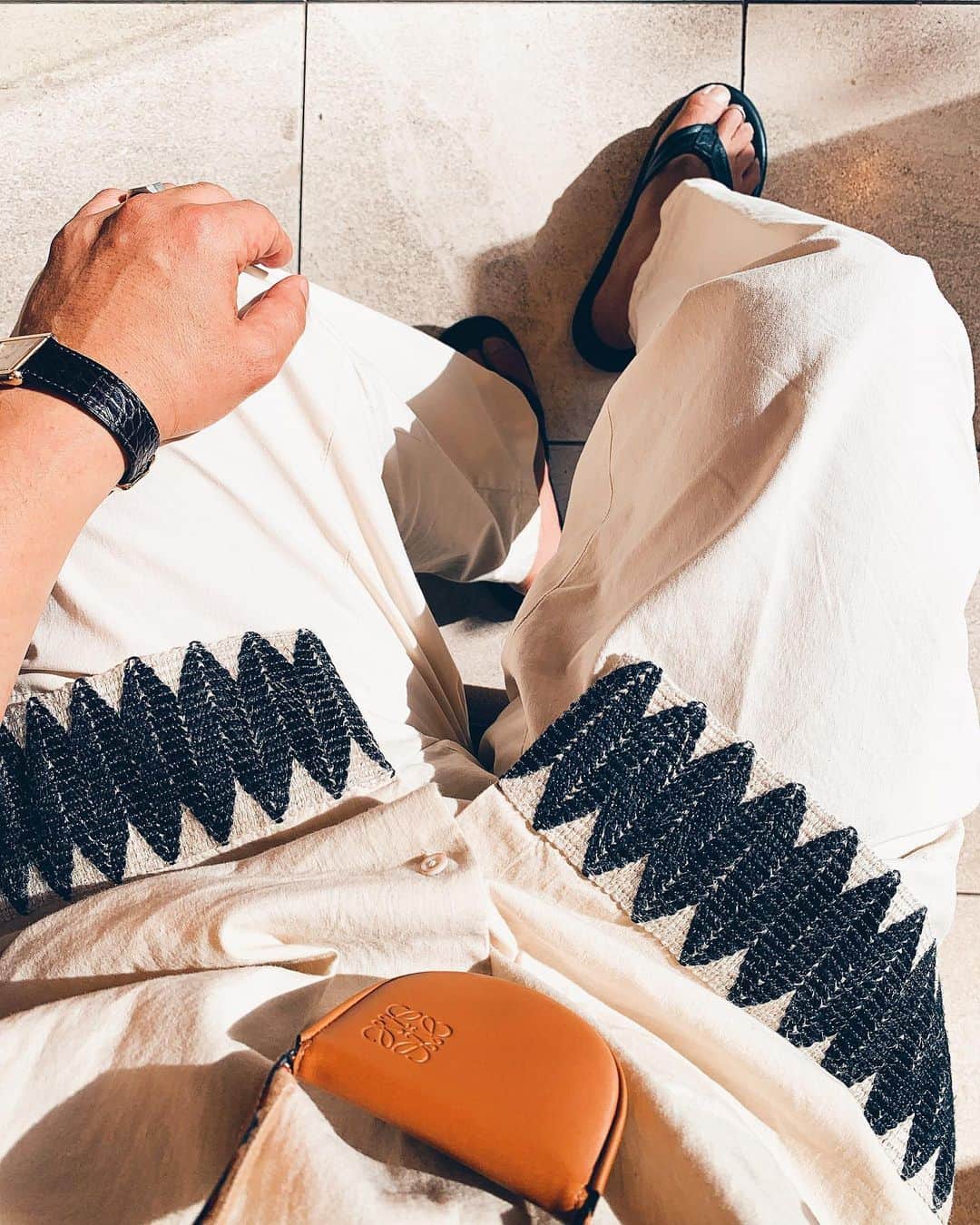 小塚源太のインスタグラム：「Summer Sunshine⛱ 旅したい旅したい旅したいw #summer #sunshine #menfashion #menstyle」