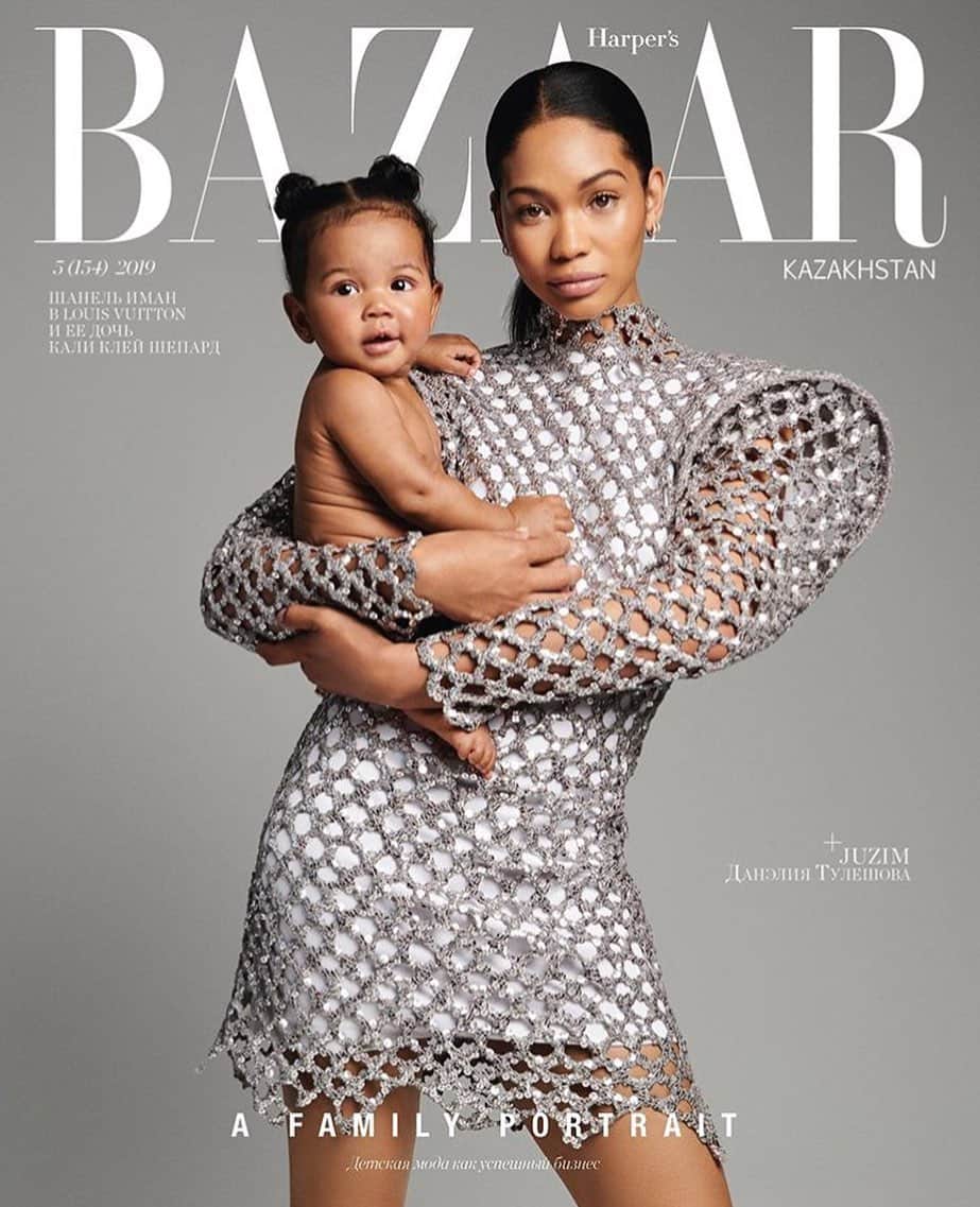 IMG Modelsさんのインスタグラム写真 - (IMG ModelsInstagram)「Family First. ❤️ #ChanelIman (@chaneliman) covers the latest @harpers_bazaarkz. #📷 @katepowerslovesyou #👗 @connie_berg #👸🏽 #IMGstars」6月3日 22時57分 - imgmodels