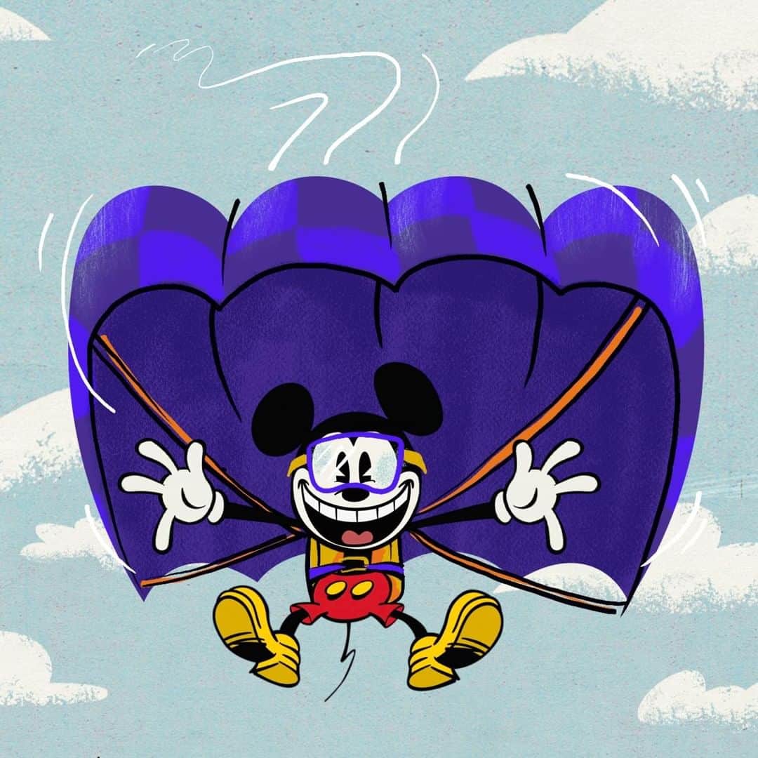 ミッキーマウスさんのインスタグラム写真 - (ミッキーマウスInstagram)「Sky diving into his next adventure like… 👌💯」6月3日 23時00分 - mickeymouse