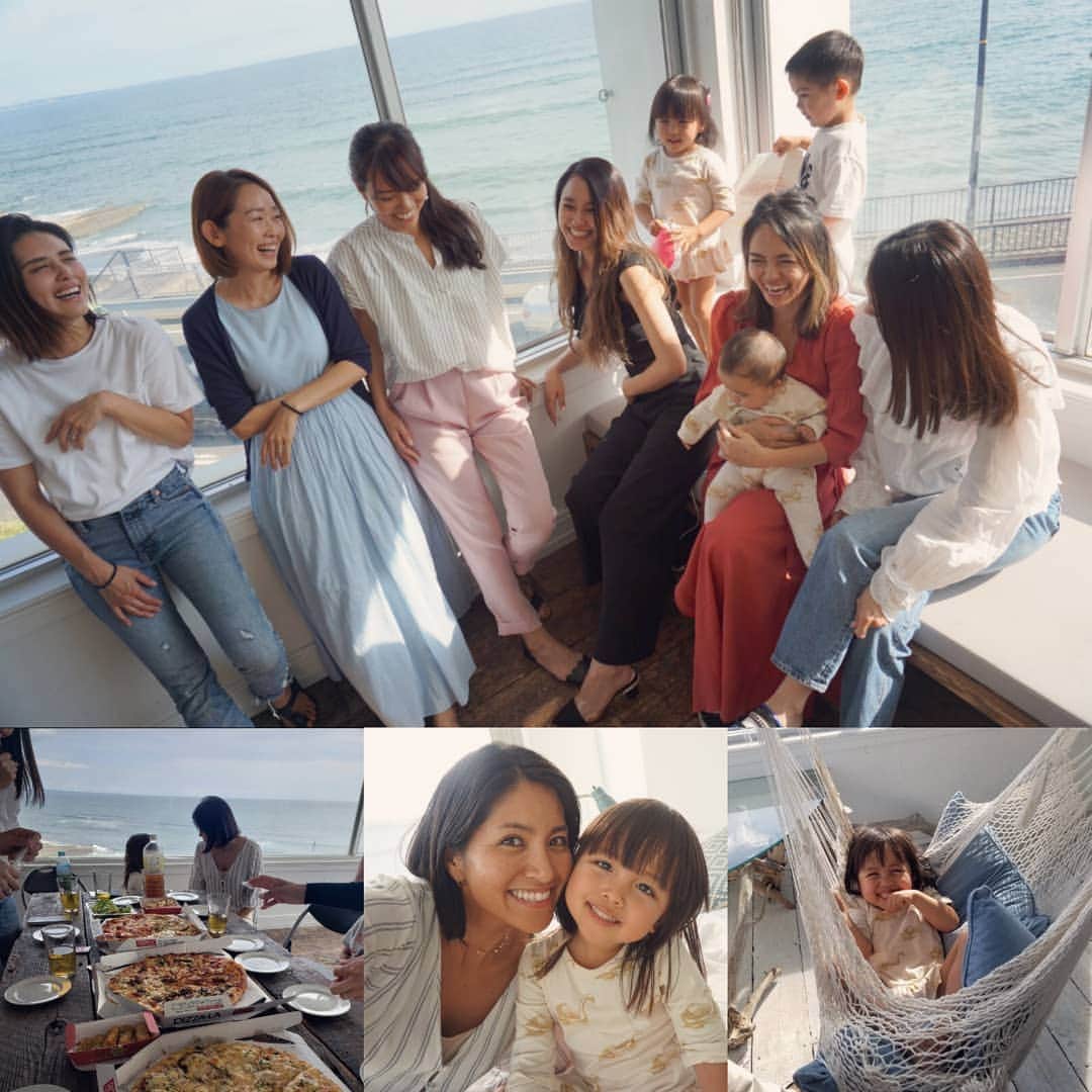 向山志穂のインスタグラム：「久々に皆に会えて嬉しかった日😍 時間があっという間・・・ @yuumi_seimiya は毎回話のネタを仕込んできてくれる💕 驚きと笑いが絶えない私たち😂 いつもありがとう💓💓💓 @yukamarmo お帰りなさい🇯🇵💕」