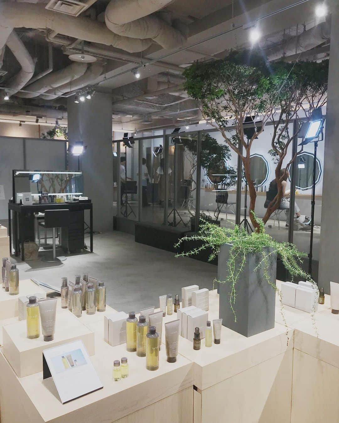 AMOさんのインスタグラム写真 - (AMOInstagram)「昨日は THREEが期間限定で開催しているイベント 「SHAMPOO & STYLING BAR」に伺いました🚿 ・ わたしも愛用している THREEのスキャルプ&ヘアシリーズ。 とくにシャンプーは、産後の頭皮や髪質の変化に悩んでいた時期に本当に助けられ、 (抜け毛が落ち着き 頭皮の乾燥が改善できた！) FIGAROでもお気に入りコスメとして紹介しました。 そのスキャルプ&ヘアシリーズがこの夏 生まれ変わり さらにパワーアップするとのことで、 このイベントで いち早く体感してきました🚿 ・ 新しいスキャルプ&ヘアシリーズを使用して 90分のヘッドスパ、マッサージ。 担当してくださった方のゴッドハンドっぷりが もう 最高〜〜に気持ち良くて👐🏼 さらにTHREEならではのアロマの香りに包まれ とろけそうでした。 おやつにアシタバとブルーベリーのマフィン マンゴーとココナッツのドリンクもいただいた🥭🥥 なんという至福のひととき...🤤 ご招待いただきありがとうございました。 @threecosmetics」6月3日 23時48分 - amo_whale