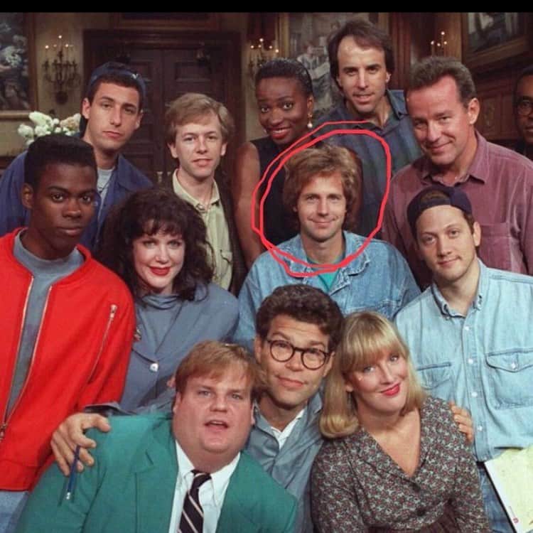 デヴィッド・スペードのインスタグラム：「Its @thedanacarvey ‘s birthday. One of the greats. Here we are in a photo we all took last week. This picture had Timmy Meadows cropped out. I should’ve found a better one that showed him. And not sure where mikey meyers was」