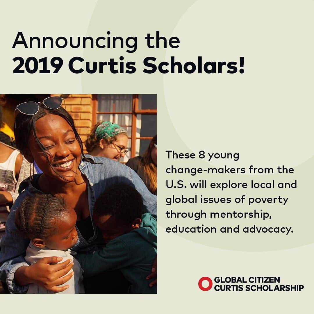 パール・ジャムさんのインスタグラム写真 - (パール・ジャムInstagram)「Meet the 2019 Curtis Scholars! ⭕️ These young leaders will learn leadership skills, the power of community action, and experience new cultures.  Follow them as they join @GlblCtzn in South Africa to learn about advocacy and global citizenship! Read more at the link in our bio. #GCScholars2019」6月4日 1時21分 - pearljam