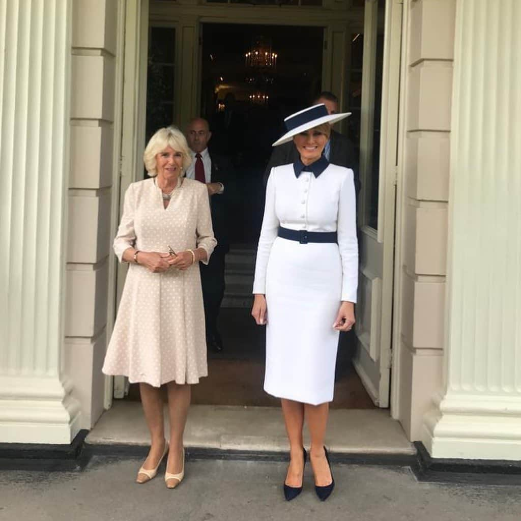 クラレンス邸さんのインスタグラム写真 - (クラレンス邸Instagram)「President Trump @realdonaldtrump and the First Lady Melania Trump joined The Prince of Wales and The Duchess of Cornwall for tea at Clarence House this afternoon. #USStateVisit」6月4日 1時15分 - clarencehouse