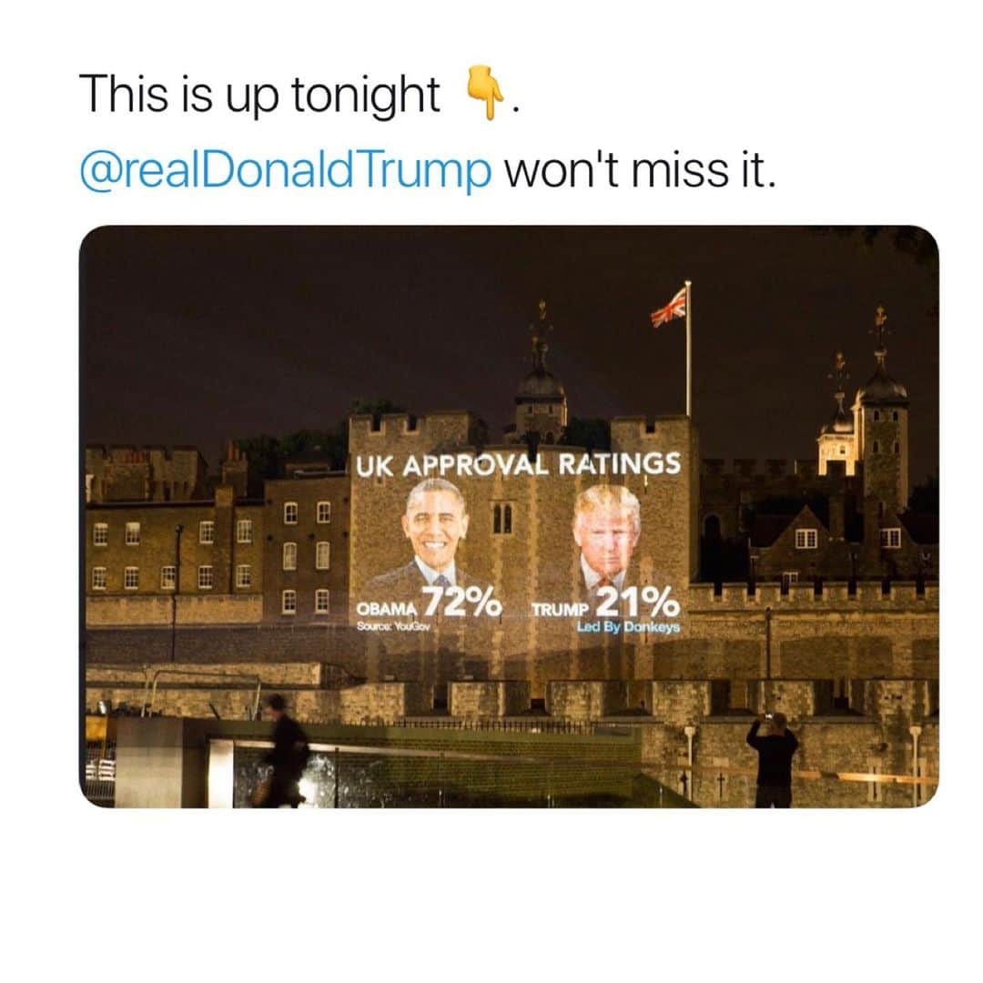 エブロ・ダーデンさんのインスタグラム写真 - (エブロ・ダーデンInstagram)「London’s 🖕🏾 to Bum-Ass Donald...」6月4日 2時04分 - oldmanebro