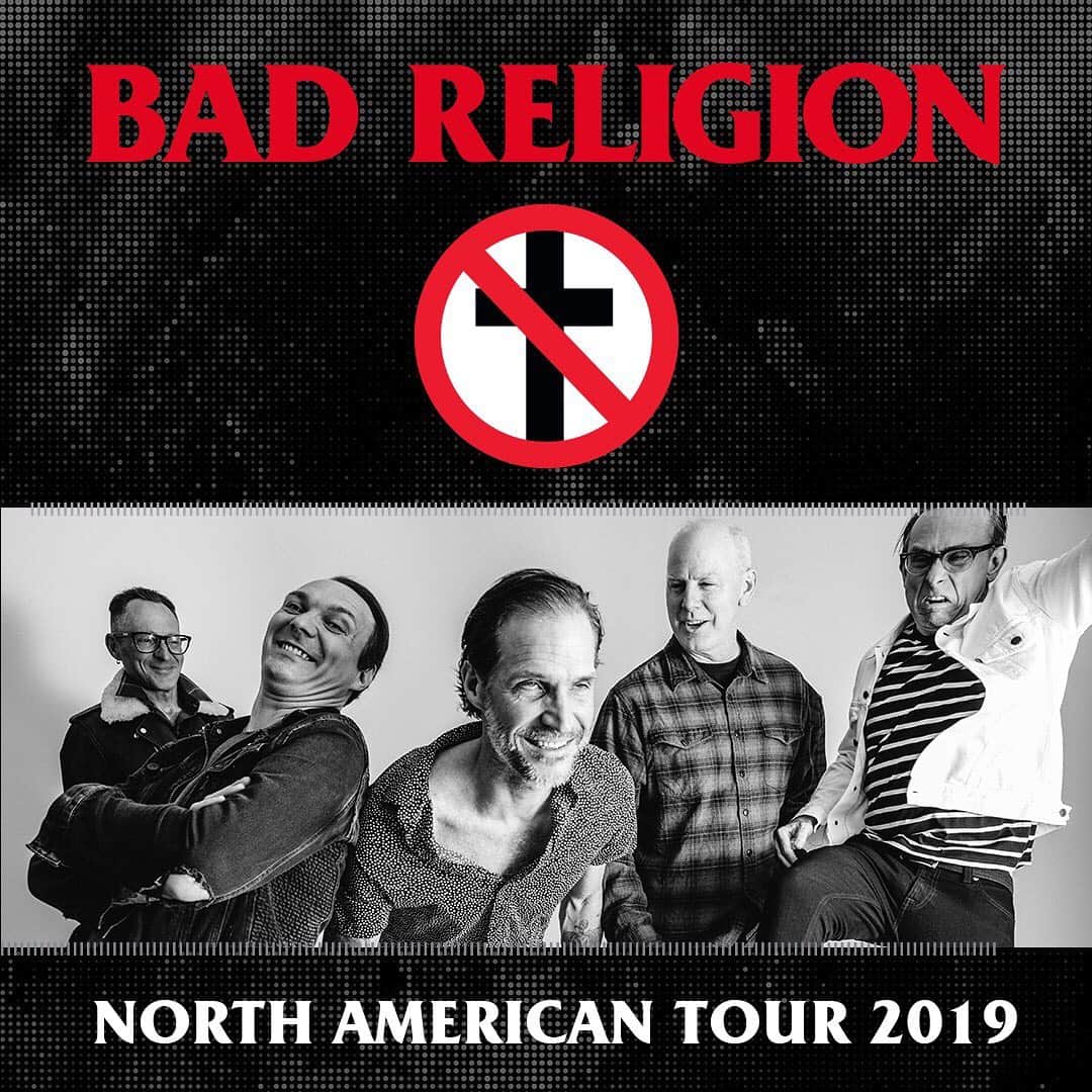 Bad Religionさんのインスタグラム写真 - (Bad ReligionInstagram)「Which date are you going to? Tickets at badreligion.com. 'Age Of Unreason', out now! #BadReligion #AgeOfUnreason」6月4日 2時59分 - badreligionband