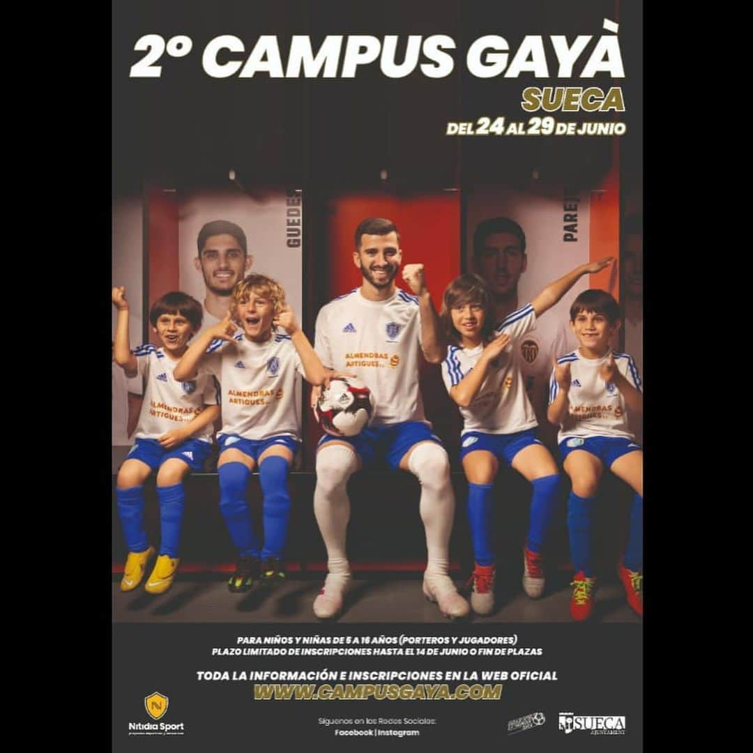 ホセ・ルイス・ガヤさんのインスタグラム写真 - (ホセ・ルイス・ガヤInstagram)「¡¡Nos vemos este verano en @campusgaya !! ⚽☀ . Toda la información e inscripciones en campusgaya.com . ¡¡No te lo puedes perder!!」6月4日 4時07分 - jose_gaya