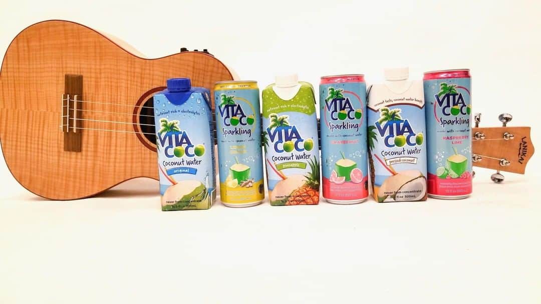 Vita Coco Coconut Waterのインスタグラム：「We may be expanding our product line and it may or may not include the ukulele.  Have we confused you?  Good.」