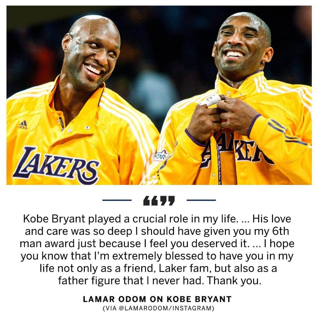 espnさんのインスタグラム写真 - (espnInstagram)「Lamar Odom has nothing but love for Kobe. (via @lamarodom)」6月4日 4時14分 - espn