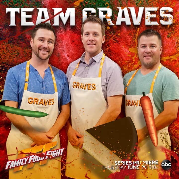 アメリカン・ブロードキャスティング・カンパニーのインスタグラム：「Meet the families of @foodfightabc competing to be America’s #1 Food Family beginning June 20! #FamilyFoodFight」